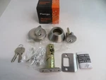 Pamex FD2P1 Single Cylinder Deadbolt Lock Satin Nickel Finish. Fixed Price $16.75.