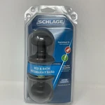 Schlage Bed & Bath Door Knob Georgian Aged Bronze F40 V 716. Fixed Price $19.99.