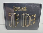 Rerishom 2 Pack Door Lock Withstand 800 Lbs Inward Swinging Reinforceme. Fixed Price $9.89.