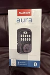 Kwikset Aura Keypad Smart Bluetooth Touchpad Lock. Fixed Price $49.99.