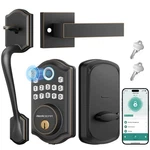 Akagear DS10 Pro Keyless Entry Door Handle Set Smart Front Locks. Fixed Price $85.99.