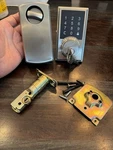 Defiant A22-WG040 Keypad Deadbolt Lock Satin Nickel Tested, W/ Keys & Parts. Fixed Price $18.00.