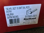 Kwikset Hlf SQT15 Halifax Entry Door Handle Lever Satin Nickel 91560-001. Fixed Price $36.99.