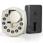 Wrightmaster 4-IN-1 Smart Lock Deadbolt W/ App, Biometric, Keyless Entry, Silver. Fixed Price $89.95.