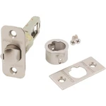 Vienna Door Lever With Square Rosette, Entry Latch, Sc Keyway, Polished Chrome B. Fixed Price $20.66.