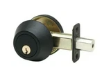 Set Of Copper Creek DB2410BC Standard Single Cylinder Deadbolt Black Coated. Fixed Price $55.99.