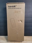 Hornbill Smart Lock W/ Keyless Entry With Front Door Handle M1-BBHS-H (black). Fixed Price $69.99.