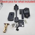Akagear DS10 Pro Keyless Entry Door Lock With Handle Set, Black. Fixed Price $27.97.