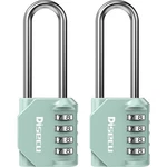 Disecu 2.6 Inch Long Shackle Combination Lock, Pack, Turquoise -. Fixed Price $15.17.