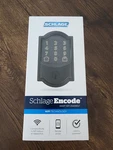 Schlage Aged Bronze Camelot Code Smart Wifi Lock Deadbolt Keyed BE489WBVCAM716. Fixed Price $199.99.
