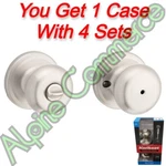 *4-SETS* Kwikset Juno 730J Keyless Entry Door Knob Signature Series 97300-829. Fixed Price $89.99.