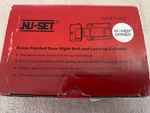 Nu-set Lock Night Safwty Double Bolt Item #2110-3 New. Fixed Price $15.00.
