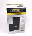 Defiant Slim Matte Black Electronic Touchpad Deadbolt 1009 258 135, Brand New. Fixed Price $20.19.