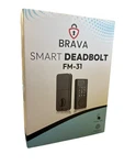 Brava Keyless Smart Deadbolt Lock Door With Code, Fingerprint & Magnetic. Fixed Price $63.71.