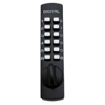 Lockey C-150-JB Mechanical Keyless Surface Mount Hook Bolt Black. Fixed Price $120.00.
