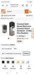 Schlage BE468 Z-wave Satin Nickel Keypad Smart Deadbolt For Front Door. Fixed Price $180.00.