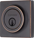 Brinks Lock, Single Cylinder - Tuscan Bronze. Fixed Price $42.98.