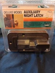 Deluxe Model Auxilillary Night Latch Ideal Security Hardware 45-8294. Fixed Price $35.99.
