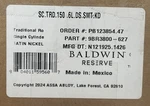 Baldwin SC.TRD.150.6L.DS.SMT.KD Traditional Round Single Cylinder - Satin Nickel. Fixed Price $85.49.