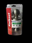Kwikset Hall & Closet Door Knob W/ Microban Brushed Nickel Finish New Sealed. Fixed Price $18.99.