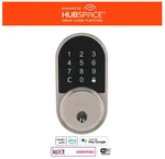 New Defiant Round Satin Nickel Smart Wi-fi Deadbolt Powered By Hubspace. Fixed Price $57.79.