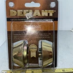 Defiant Deadbolt Keyed Both Sides Brass 154725. Fixed Price $13.50.