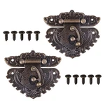 Gther 2PCS Antique Vintage Latch Hasp Buckle Decorative Hardware.... Fixed Price $12.32.