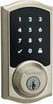 Kwikset Smartcode 916 Z-wave Keyless Touchscreen Deadbolt Satin Nickel. Fixed Price $98.50.