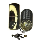 Milocks DF-02P Keyless Entry Deadbolt Door Electronic Digital Keypad Gold. Fixed Price $49.04.