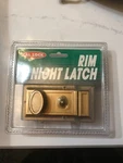 Nos! Cal Lock Single Cylinder Deadbolt Night Latch, Satin Bronze Finish, #564. Fixed Price $9.99.