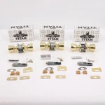 Lot Of 3 Kwikset Titan Privacy Door Knobs Lock Brass Finish Adjustable Latch. Fixed Price $39.99.