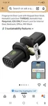 Thorbolt Fingerprint Door Knob, Keyless W/ Keypad, Keys Black. Fixed Price $49.99.