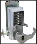 Kaba L1000 Series Mechanical Pushbutton Lockset Satin Chrome LL1021S26D41 -parts. Fixed Price $284.99.