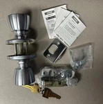 Weiser Beverly Entrance Knobset GAC531 B26D Ws 6LR1 V1. Fixed Price $19.25.