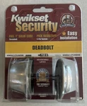 Kwikset Security Deadbolt Single Cylinder Keyed New Package 96600-418. Fixed Price $22.99.