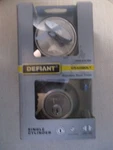 Defiant Single Cylinder Deadbolt Stainless Steel Finish 1008 974 356 New. Fixed Price $19.79.