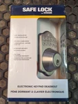 Weiser Safe Lock Electronic Deadbolt, Keyless/keyed System, New. Fixed Price $62.31.