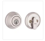 Kwikset Single Deadbolt Satin Nickel 97800-216. Fixed Price $27.99.