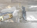 Schlage Deadbolt Reinforcing Plate And Screws 37-016 Lot Of 2 Vtg. Fixed Price $10.09.
