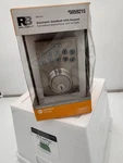 Reliabilt Bragg Satin Nickel Keypad Electronic Deadbolt Lock Customer Return. Fixed Price $46.80.