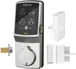 Lockly Fire Rated Secure Pro, Wi-fi Enabled, Keyless Entry Door Lock, Pin Genie. Fixed Price $299.90.