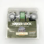 Weiser Lock Hall And Closet Door Knob Welcome Home Series Satin Nickel Finish. Fixed Price $15.78.