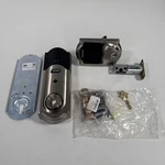 Schlage BE469ZP 619 Camelot Satin Nickel Electronic Connect Smart Deadbolt. Fixed Price $139.99.