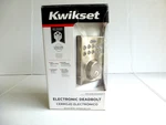 Kwikset 92640-001 Contemporary Electronic Keypad New In Box. Fixed Price $79.99.