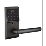 Emtek Keypad Entry Door Lever Lock Set Matte Black Right-handed W/ Keys. Fixed Price $140.00.
