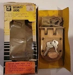 Vintage Ilco Jimmy Proof Security Lock D401SP W/ Keys. Fixed Price $39.00.