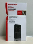 Honeywell Digital Keypad Deadbolt Lock, Matte Black. Fixed Price $50.00.