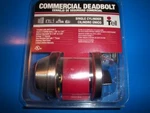 New Tell Commercial Stainless Steel Single Cylinder Deadbolt CL500055 Free Shipp. Fixed Price $32.98.