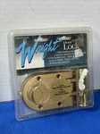 Jimmy Proof Door Lock Wright V385BR Nos Vintage Brass Heavy Duty New. Fixed Price $34.95.