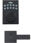 Amazon Basics Contemporary Electronic Keypad Deadbolt Door Lock, Passage Lever. Fixed Price $79.99.